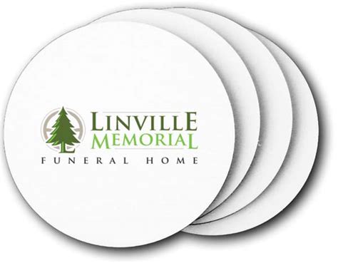 Linville Memorial Funeral Home Coasters (5 Pack) - $15.87 | NiceBadge™