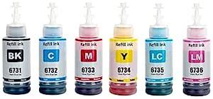 Trendvision T6731 Refill Dye Ink - Compatible with Epson L801, L1800 ...