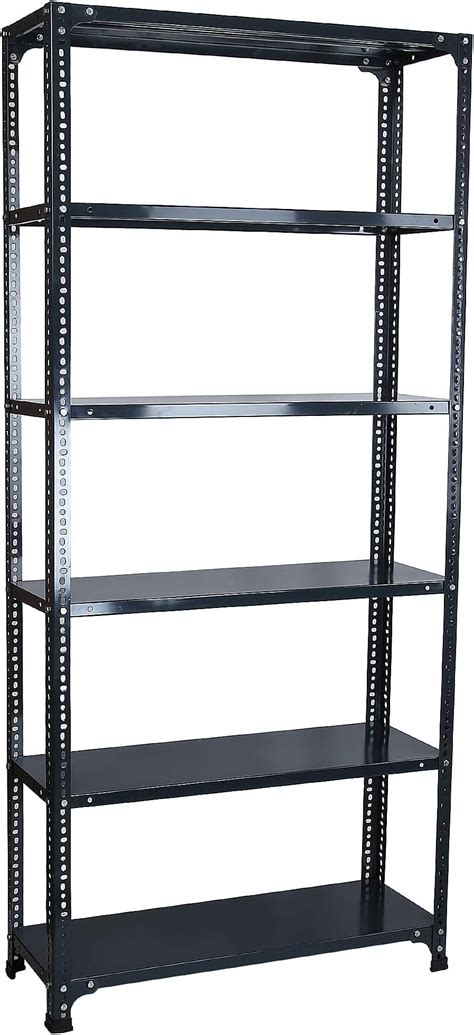 STAR WORK Adjustable Industrial Engineered Wood Storage Shelving Unit ...