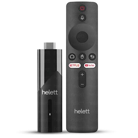 Helett® H92 Android TV Stick with Voice Command Remote & Bluetooth ...