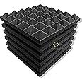 YGM Acoustic Foams® Pyramid Acoustic Panels 12" X 12" X 2", 50 Kg/m³ ...