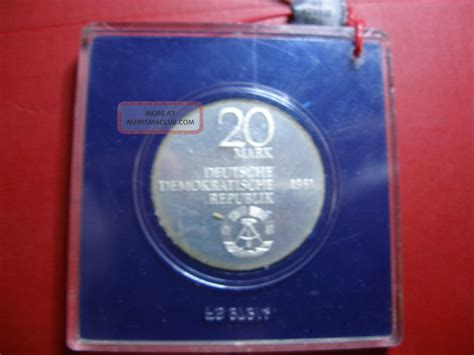 20 Mark East Germany 1981 Silver Rare Coin Commemorat. Proof