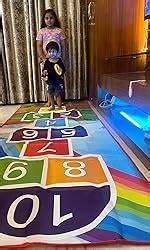 Kids Mandi Hopscotch Game | Jumbo Kids Play Mat (40" x 108") | Kith ...