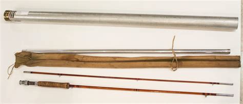 Lot - TWO VINTAGE SPLIT BAMBOO FLY FISHING RODS: South B