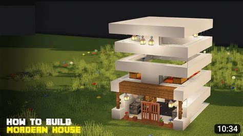 Minecraft Small House Tutorial 的图像结果