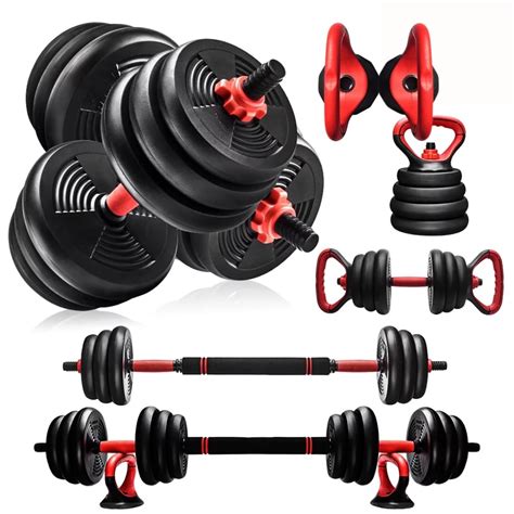 Buy Burnlab 6 in 1 multifunctional weight training kit - Dumbbells ...