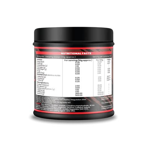 Pre-Workout 300 GM Guava – My Store