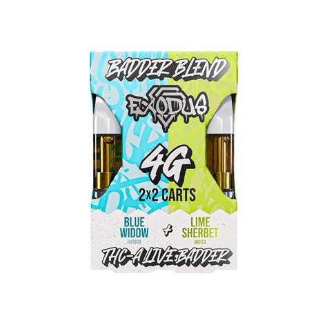 Exodus - Exoclub: Blue Widow X Lime Sherbet Duo Cartridges THC-A + HXY9 ...