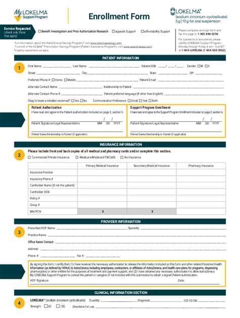 Fillable Online Resources For Your PatientsLOKELMA for Oral Suspension ...