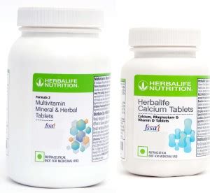HERBALIFE Multivitamin Mineral and Herbal Tablets + Calcium Tablets ...
