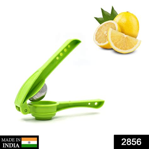 2856 Plastic Lemon Squeezer Cum Opener 2 in 1 Lemon Squeezer - DeoDap