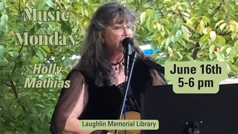 Music Monday - Holly Mathias, Laughlin Memorial Library, Ambridge, 16 ...