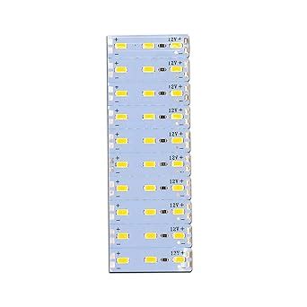 Electronic Spices 12v 30 Cool White Aluminum Led Hard Strip Light Bulbs ...