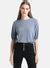 Buy Knitted Blouson Top 124094DARKBLUECOMBOXS – KAZO