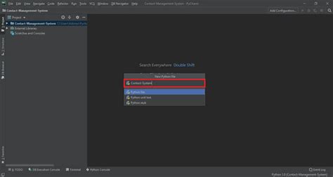 Contact List in Python 的图像结果