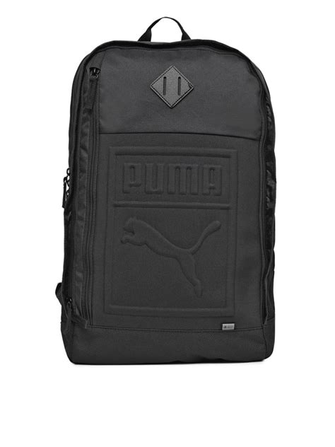 Puma Unisex Black Brand Logo Laptop Backpack - Price History
