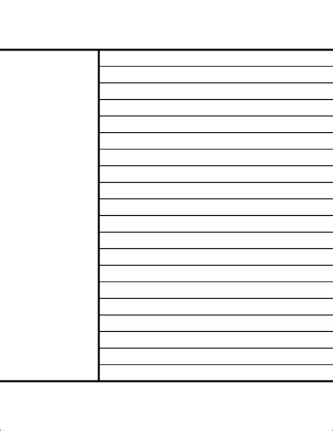 Image result for Cornell Notes Math Template