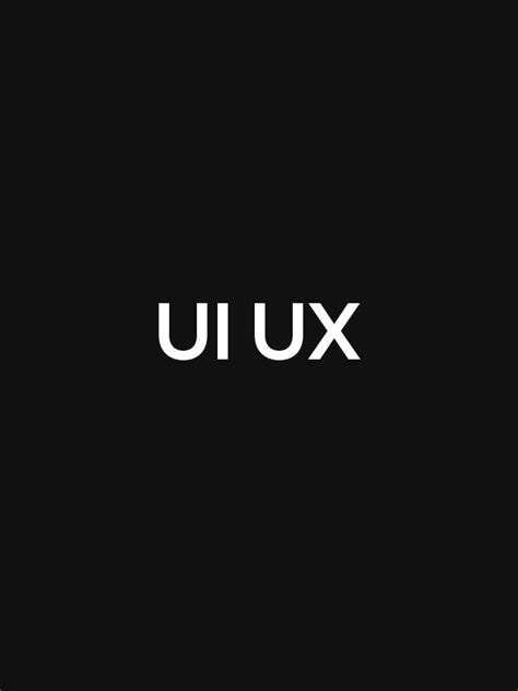 Ui Ux Minimal Black - UI UX Tshirt– GeekOTee