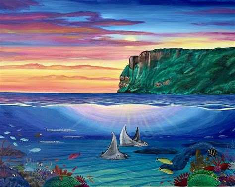 Two Lover’s Point Guam - Etsy | Painting, Matted prints, Artwork