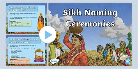 KS2 Sikh Naming Ceremony PowerPoint (teacher made) - Twinkl