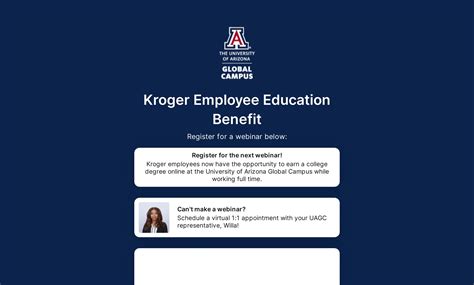Kroger Employee Education Benefit's Flowpage