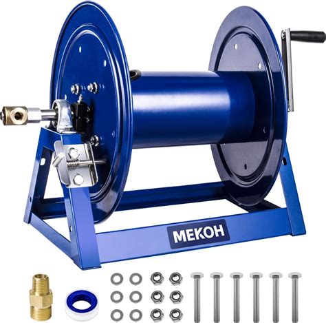 Amazon.com: M MINGLE Pressure Washer Hose Reel 300ft, Heavy Duty Hose ...