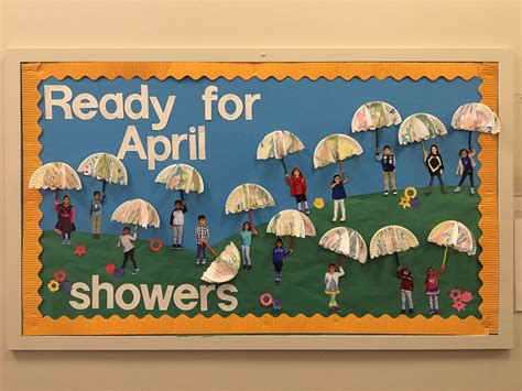April showers bulletin board – Artofit
