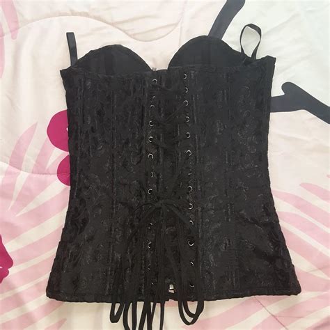 Spirit Halloween Corset Size Small Adjustable with... - Depop