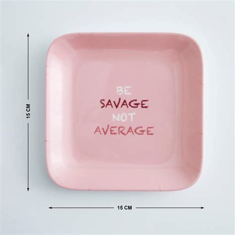 Buy Garnet Melamine Printed Appetiser Plate - 15cm from Home Centre at ...