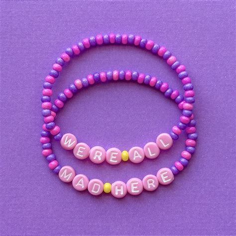 Cheshire Bracelet Set, We’re All Mad Here Set, Alice in Wonderland ...
