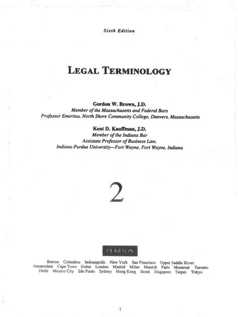 Legal Terminology | PDF