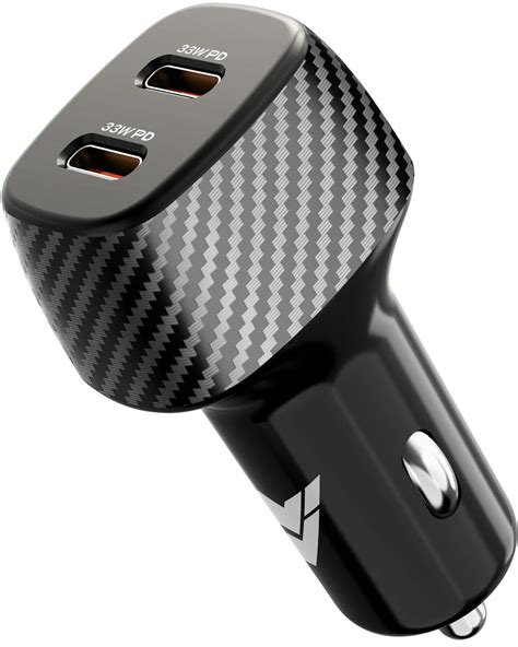 Vaku® Brotvolt USB C 66W Dual Port Fast Car Charger With Power Deliver ...