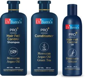 Dr Batra's PRO+ Hair Fall Control Shampoo & Conditioner-350ml, Hair ...