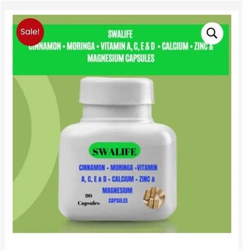 SWALIFE CINNAMON+MORNIGA + VITAMIN A C,E & D+ CALCIUM+ ZINC & MAGNESIUM ...