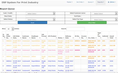 Best Online ERP Solutions, Web Based Software for Printing Press ...