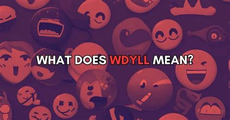 Wdyll Meaning in Text & Social Media: Quick Guide & Examples