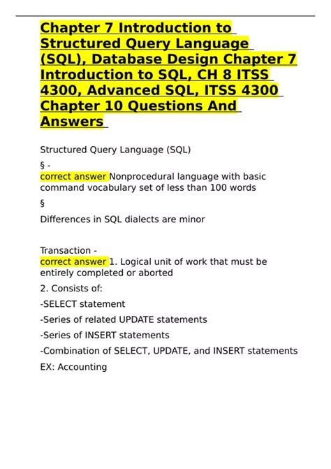 Introduction to Structured Query Language SQL Chapter 8 的图像结果