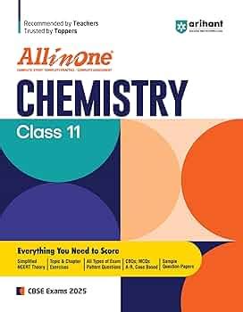 All In One CHEMISTRY Class 11 Based On Latest NCERT For CBSE Exams 2025 ...