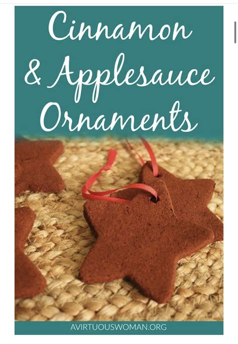 Pin by Kathy Mee Maw on Christmas crafts for kids | Cinnamon applesauce ...