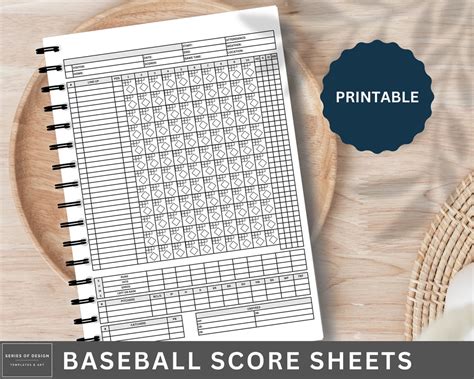Baseball Scorebook Sheets - Keep Track of Every Play - Printable PDF - Etsy