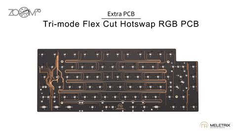 Zoom75 Tri-mode Flex Cut Hotswap RGB PCB [GB] | mykeyboard.eu