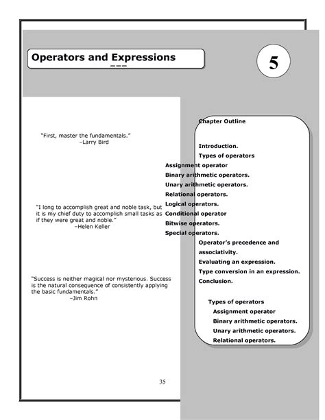 Lesson 5-Operators and Precedence - Software Engineering - Studocu