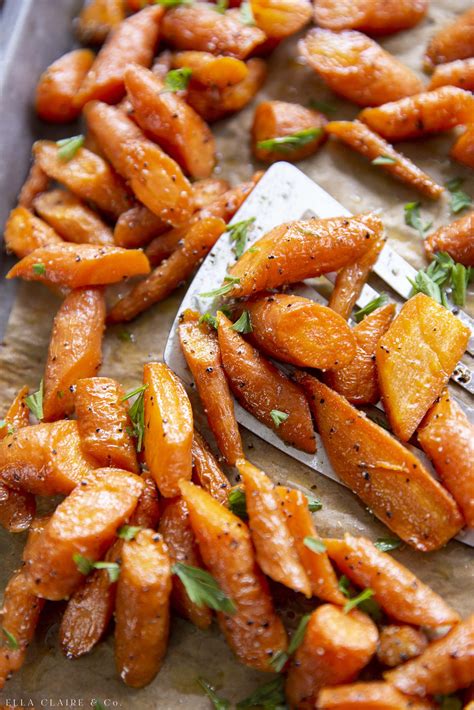 Oven Roasted Carrots | Easy and Delicious - Ella Claire & Co.