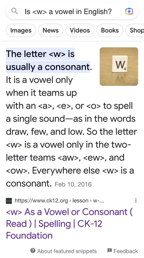 Can 'w' Be a Vowel in English: Letters and Graphemes - LinguisticsGirl