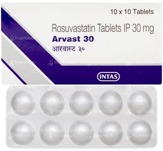 Arvast 30 Tablet 10: Uses, Side Effects, Price & Substitutes