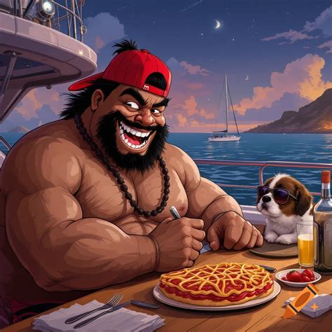 Mr Beast meet and greet with Lil Yachty on Craiyon