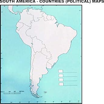 SOUTH AMERICA COUNTRIES (POLITICAL) Practice Maps (Set Of 100 Maps ...