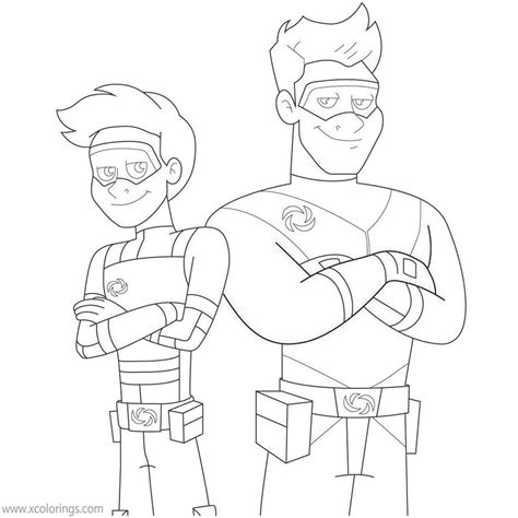 Collection of Henry Danger Coloring Pages - Free Printable