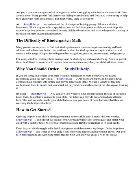 Image result for Basic Homework for Kinder Math