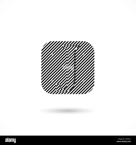 J-L'icône de création lettre résumé vecteur de conception logo template.J-Symbole de l'alphabet ...